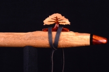 Spalted Birdseye Maple Native American Flute, Minor, Low D-3, #I3C